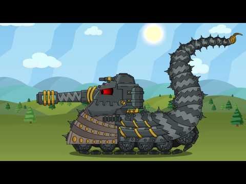 How to Draw a Hybrid Iron Monster Tank | Cartoon Tank Home