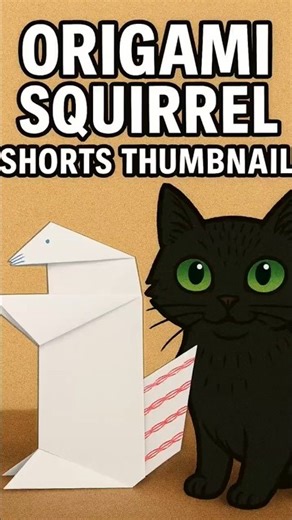 Origami Squirrel Tutorial - Full Step-by-Step #howtomake #diy