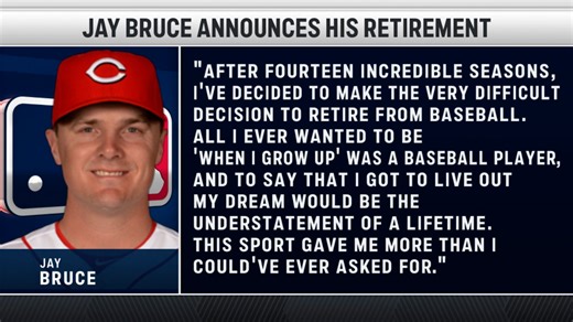 Jay Bruce announces retirement