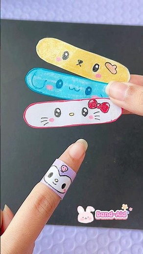 DIY cute paper band-Aid 🩹🤕 #shorts #tonniartandcraft #craft #art #craft #art #love