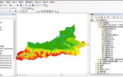 【GIS】新手制作DEM数字高程地图
