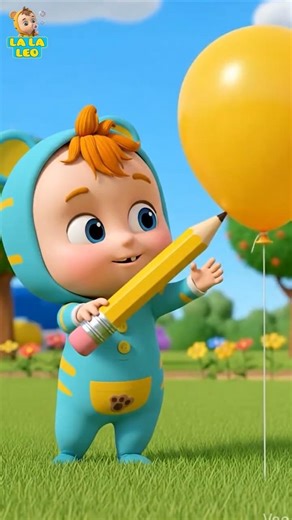 Learn Colors with Balloons 🟢🔴🔵🟡 | Name The Color Song | Nursery Baby Cartoon #shorts #kidssongs