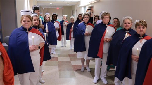 488K views · 28K reactions | Susan Kvols was a nurse her entire life. But as her life came to an end, the Nebraska Nurse Honor Guard wanted to make sure she wasn't alone as she made the journey to become an organ donor. Nebraska Medicine staff joined the tribute to Susan during this touching honor walk. | Nebraska Medicine | Facebook