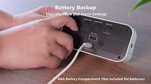 AIMILAR LED Digital Alarm Clock for Bedroom Dual Alarm Clocks with Snooze for Heavy Sleepers Adults Kids with USB Port for Charging 10~100dB Adjustable Volume and 0~100% Dimmer Level