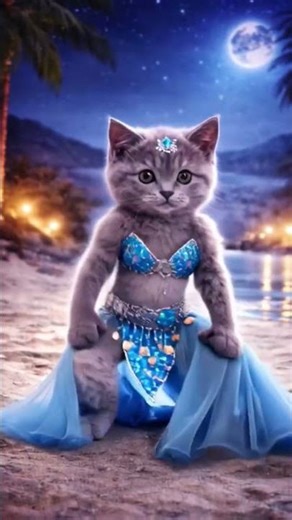 Lil Gin Belly Dance 🔥 Cat Moves That Will Surprise You! #catdance