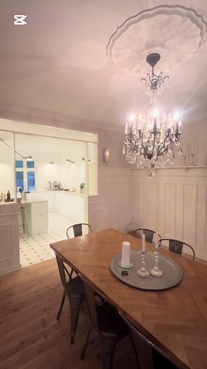 Renovering af spisestue 🏡#Husrenovering #stue #førogefter #diy #fyp #fypdk #renovation