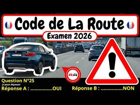 ✅ TEST GRATUIT DU CODE DE LA ROUTE 2026 🚗 #206