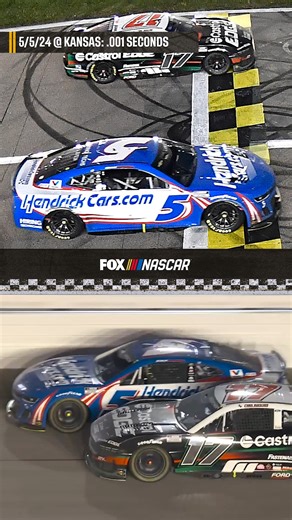 In 2024, we've seen .003 and .001. #NASCAR | NASCAR on FOX