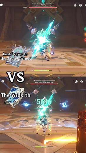 Wanderer - Lost Prayer to the Sacred Winds vs The Widsith (Part 1)[Genshin Impact] #genshinimpact #wanderer #genshin
