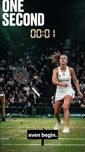 One Second Ended Her Wimbledon Dream 😳 #tennis #wimbledon