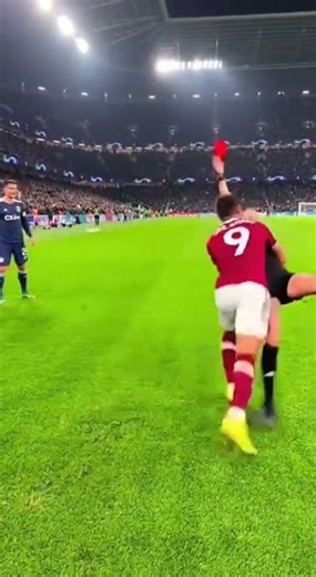 Football Drama at Its Peak! Brutal Red Card Scene 🔥"#amazing #soccerequipment #lifeisbutadream
