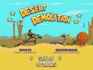 Genesis Longplay - Desert Demolition Starring Road Runner and Wile E. Coyote