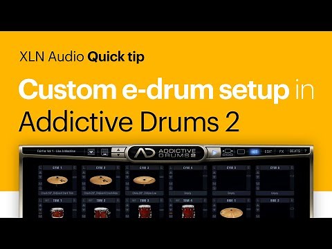 How to create custom drum maps in Addictive Drums 2