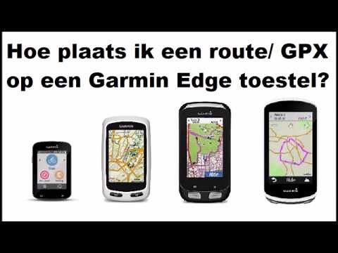 Route/ GPX op Garmin Edge plaatsen