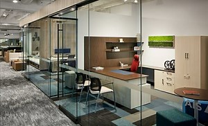 Zoom background video loop office