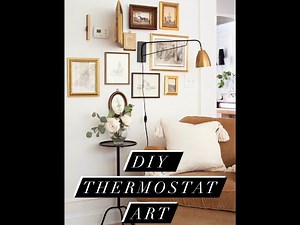 DIY Thermostat Cover Art