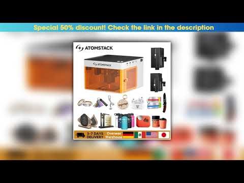 First Look ATOMSTACK Laser Engraving Machine CNC Highly Accurate App Control Laser Cutter And Engra