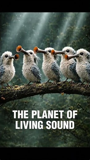 Trumpet-Beaked Chorus Bird