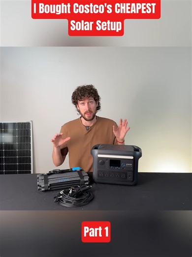 I Bought Costco’s CHEAPEST Solar Setup | Part 1 #SolarPower #CostcoFinds #OffGrid #BudgetBuild #Vlog