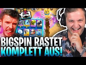 🤬😤So SAUER war ‪@BigSpinCR‬ noch NIE! | RANDOM Deck CHALLENGE in Clash Royale geht SCHIEF!