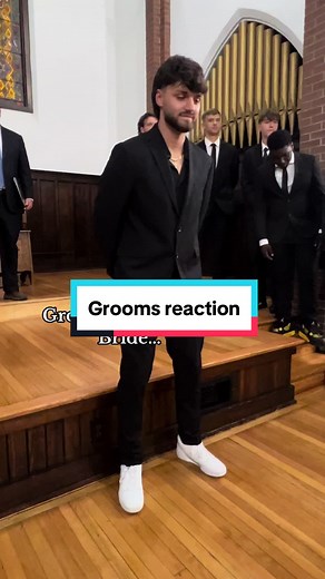 Heartwarming Groom's Reaction to Bride | Emotional Wedding Moment