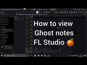 How to use ghost notes in FL studio