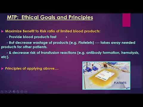 Webinar - Updated Provincial Massive Transfusion Protocol (MTP): The Why and How of MTPs