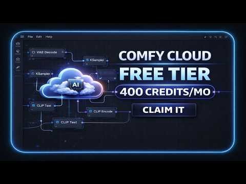Comfy Cloud Free Tier Is Here: Get 400 Free Credits/Month + Quick Start