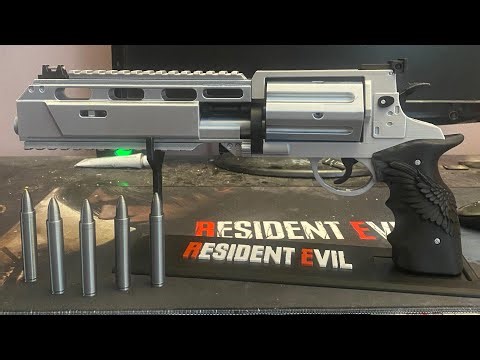 Resident Evil Requiem Leon’s Revolver RSh-12 3D printed Unboxing and Review