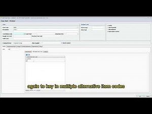 AutoCount - Alternative Item Code (AutoCount Accounting 2.1)