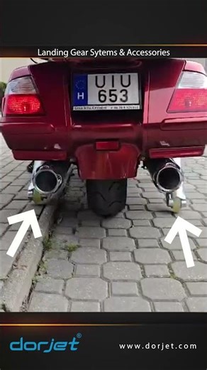 Stay Balanced on Any Terrain | Dorjet #shorts #goldwing #honda