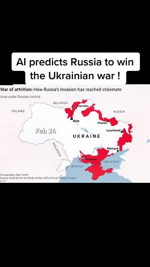 #ai predicts #russia to win the #ukraine #war #warzone