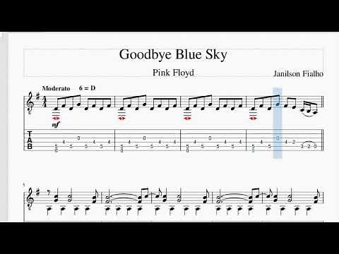Goodbye blue sky - Pink Floyd - Sheet Tab Guitar