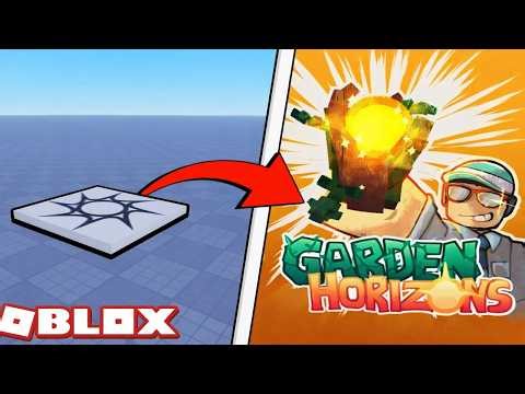 How To Make A Game Like Garden Horizon🌱 In Roblox Studio