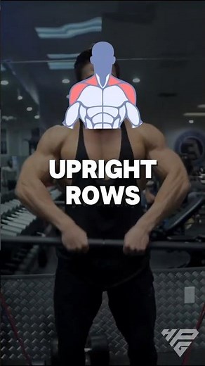 Upright Rows Resistance Bands Workout