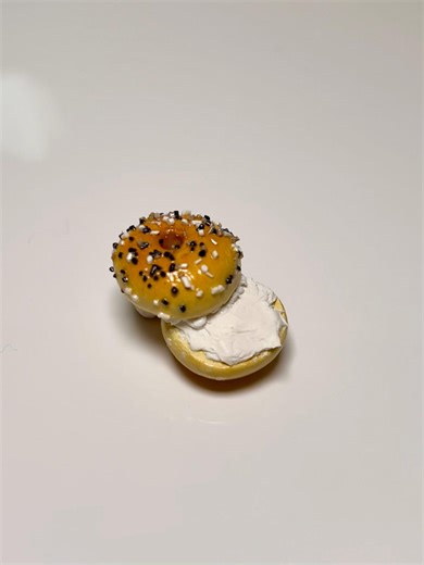 Everything Bagel Magnet – Handmade Polymer Clay Fridge Magnet – Mini Breakfast Kitchen Decor Gift - Etsy