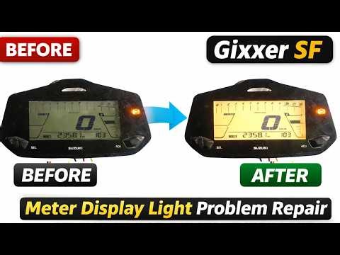 Gixxer SF Meter Display Light Problem Repair | Fix Meter Light Not Working | Full Solution
