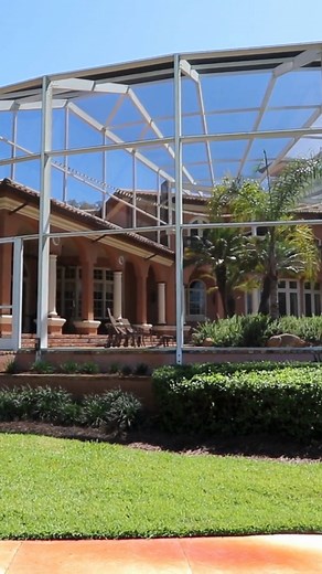 Built tough. Designed beautifully. Pool cages by White Aluminum & Windows. #whitealuminum #poolcages | White Aluminum