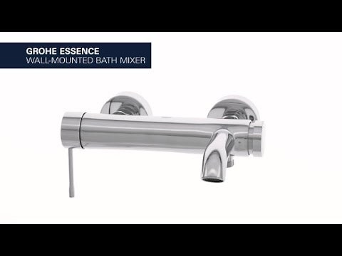 GROHE Essence bath faucet with automatic bath/shower diverter