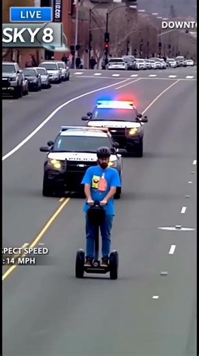 You’ll never catch me #coppa #segway #police #nerd