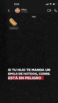 Si tu hijo te manda un emoji de Hotdog, corre. Está en peligro.