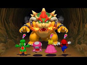 Mario Party 6 Battle of the Winners - Yoshi Vs Toad Vs Peach Vs Mario (Master COM)