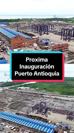El Megaproyecto de Puerto Antioquia se Inaugurará Oficialmente el día 1 de Noviembre de 2025 y su Avance ya Alcanza un 95% de Ejecución #puertoantioquia #uraba #antioquia #avancedeobra