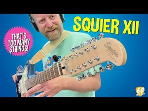 HE FINALLY got to try the Squier Paranormal Jazzmaster XII- But can he play anything useful with it?