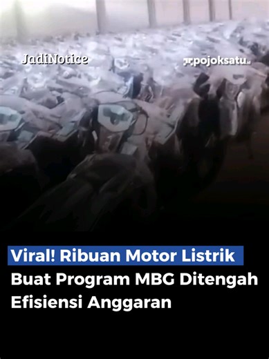 Viral! Ribuan Motor Listrik Buat Program MBG di Tengah Efisiensi Anggaran Netizen dibuat heboh dengan penampakan deretan motor bergaya petualang (adventure) yang disebut-sebut bakal menjadi armada operasional program Makan Bergizi Gratis (MBG). Video tersebut langsung ramai diperbincangkan di media sosial. “Keren kan, Pak Prabowo nyediain motor buat MBG-nya!” ujar perekam video yang suaranya terdengar dalam rekaman yang beredar. Dari tampilannya yang jangkung dengan ban dual-purpose, motor ini d
