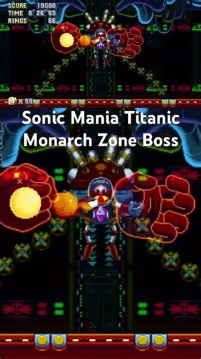 Sonic Mania Titanic Monarch Zone Boss #sonicmania #sega #retrogaming