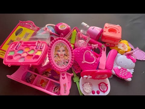 2:24 Minutes Satisfying With Unboxing Hello Kitty Barbie Doll Mini Kitchen Set | ASMR