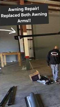 RV Repair on Damaged Awning! Full Awning Replacement #rv #viral #repairing #trending #tech #travel