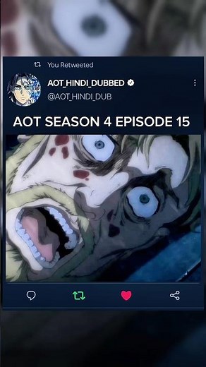 Attack on Titan season 4 episode 15 official hindi dubbed #animehindi #erenyeager #anime #animeedit