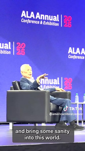 "I want to thank all librarians, because you guys are the pillars of o...